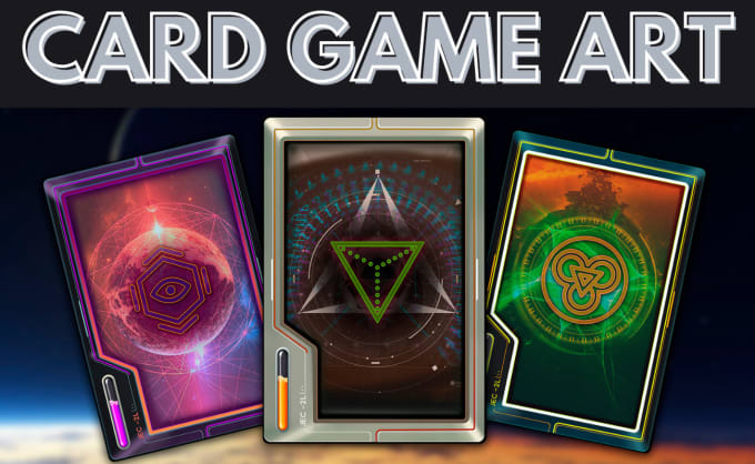 Gig Preview - Design card game art, game art, board game art, card illustration, tarot card