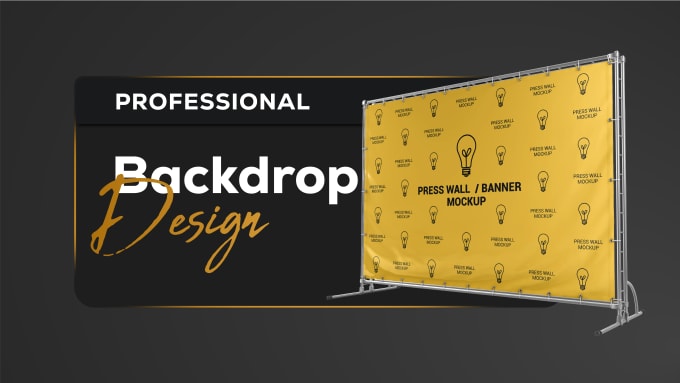 Gig Preview - Design rollup banners, exhibition signage, backdrop, display