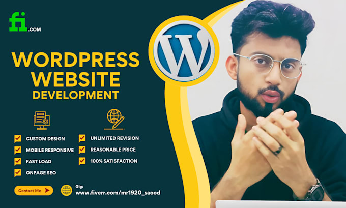 Gig Preview - Develop responsive wordpress website design