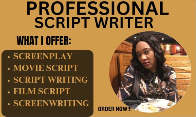 Bestseller - do movie script writing, screenwriting, screenplay as a scriptwriter