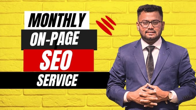 Gig Preview - Do monthly onpage SEO service with technical optimizations