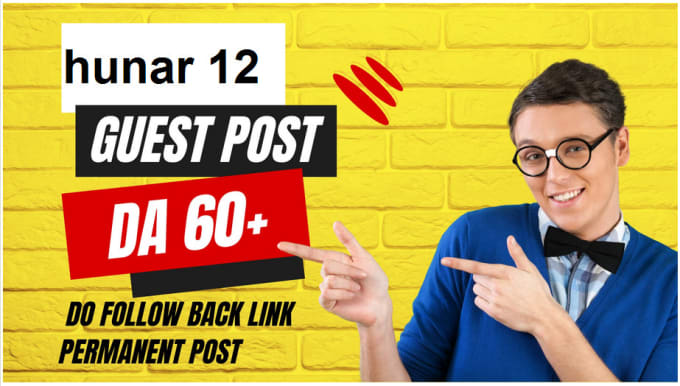 Gig Preview - Do guest post on high da dofollow high quality backlink