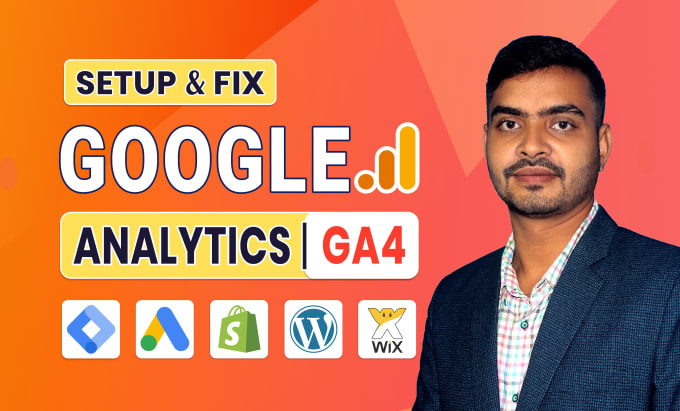 Gig Preview - Setup or fix google analytics 4, ga4 shopify ecommerce, conversion tracking GTM