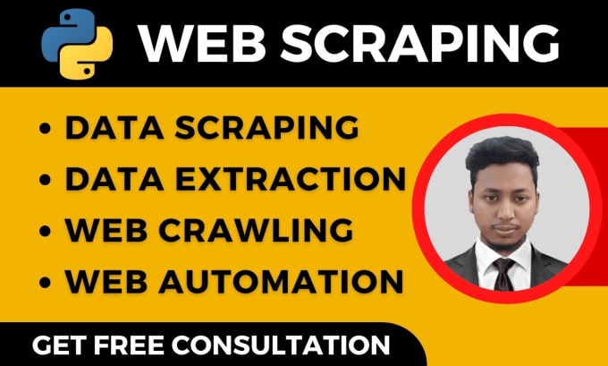 Gig Preview - Do web scraping, webcrawler, web crawling, web scraper