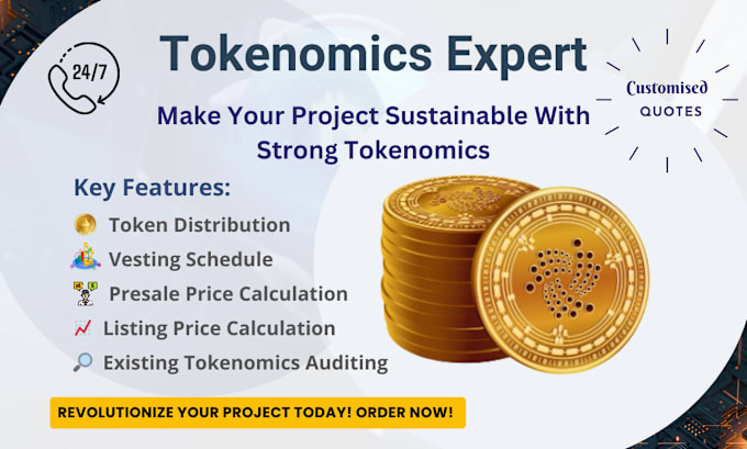 Gig Preview - Advise and design tokenomics for your crypto project