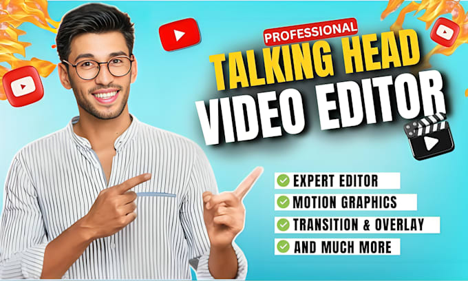 Gig Preview - Create viral talking head for brand promotion, marketing, course, tutorial video