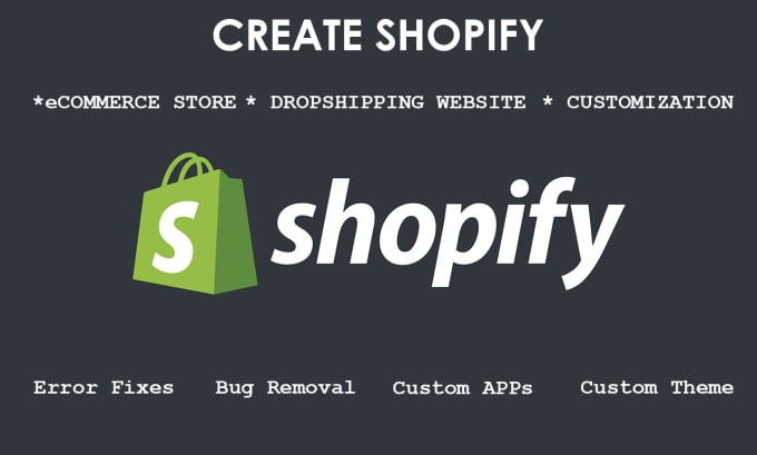 Gig Preview - Build shopify store and website