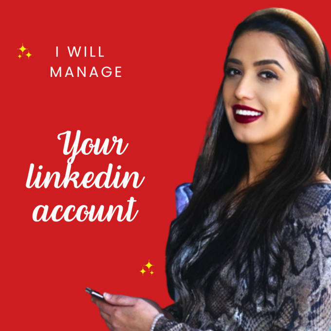 Gig Preview - Manage your linkedin account