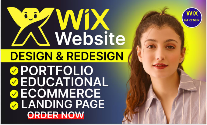 Gig Preview - Wix website design and redesign, wix ecommerce store, wix business website, blog