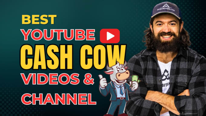 Gig Preview - Create cash cow youtube video editing, channel automation