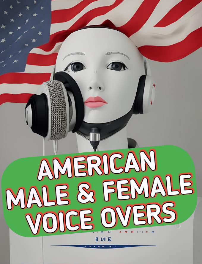 Gig Preview - Generate professional ai american male voice over