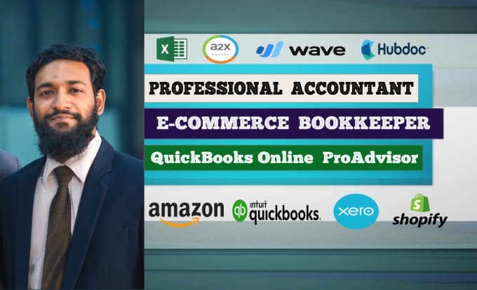 Gig Preview - Do amazon bookkeeping and shopify bookkeeping in quickbooks online