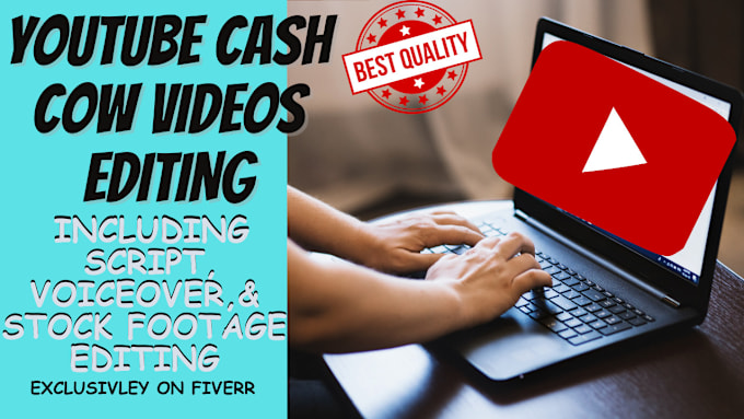 Gig Preview - Create automated cash cow, cash cow youtube ,cash cow channel, cash cow