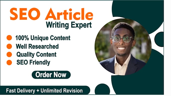 Gig Preview - Write high quality SEO articles, blog posts and site content