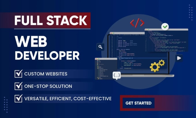 Gig Preview - Do professional full stack web development in HTML, CSS, javascript, and flask