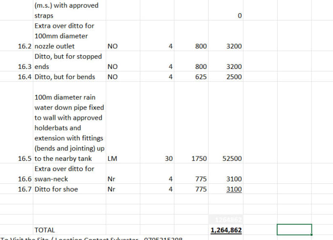 Gig Preview - Quality building  take offs and material estimations