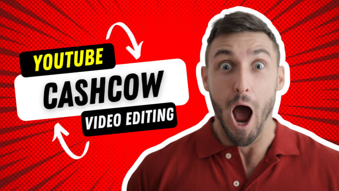 Gig Preview - Do professional video editing, faceless youtube cash cow videos, top 10 cash cow