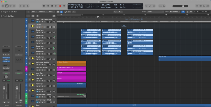 Gig Preview - Record sax parts for your song