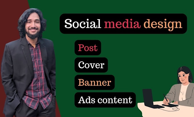 Gig Preview - Design ad creative, facebook cover, linkedin banner, youtube banner, and post