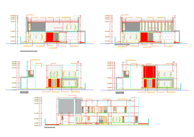 Gig Preview - Draft 2d plan architectural and civil engineering drawing