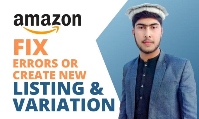 Bestseller - create amazon listing or fix amazon listing errors and variation setup