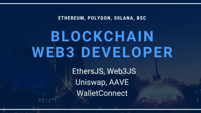 Gig Preview - Be your blockchain web3 developer