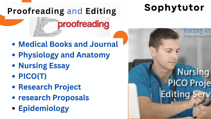 Gig Preview - Edit and proofread medical and nursing books and articles