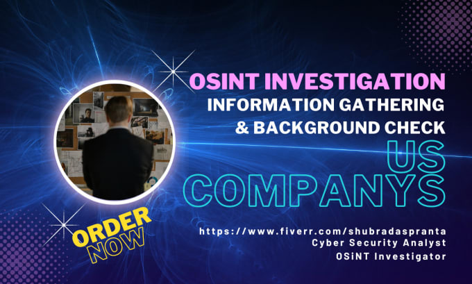 Gig Preview - Conduct osint investigation on US company