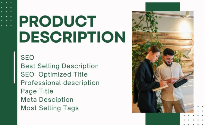 Gig Preview - Write product desciption of any item