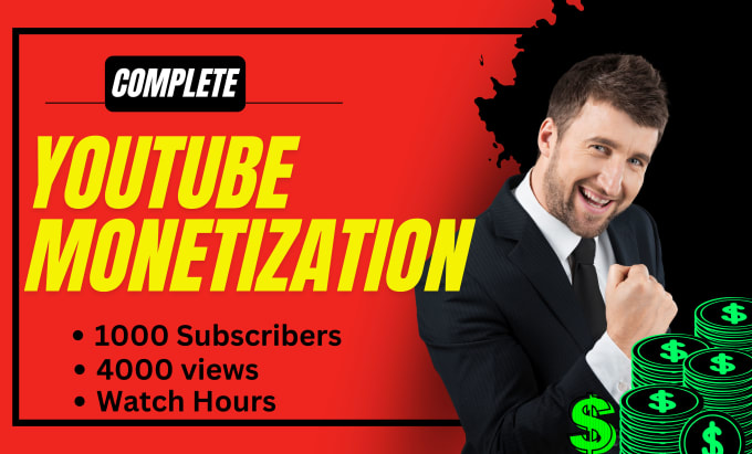 Gig Preview - Do youtube channel monetization and organic promotion