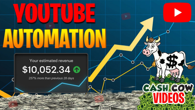 Gig Preview - Automate the youtube channel and make cashcow videos