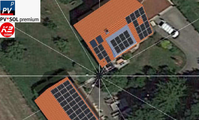 Gig Preview - Create a residential pv system design for germany with pvsol k2base