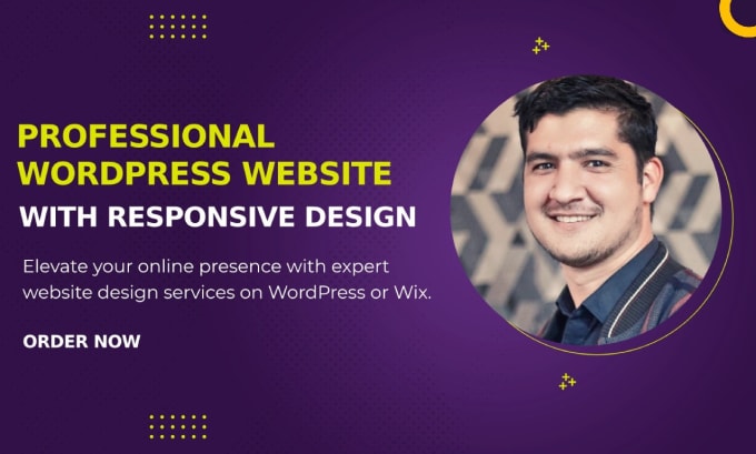 Gig Preview - Create a professional wordpress website with responsive design