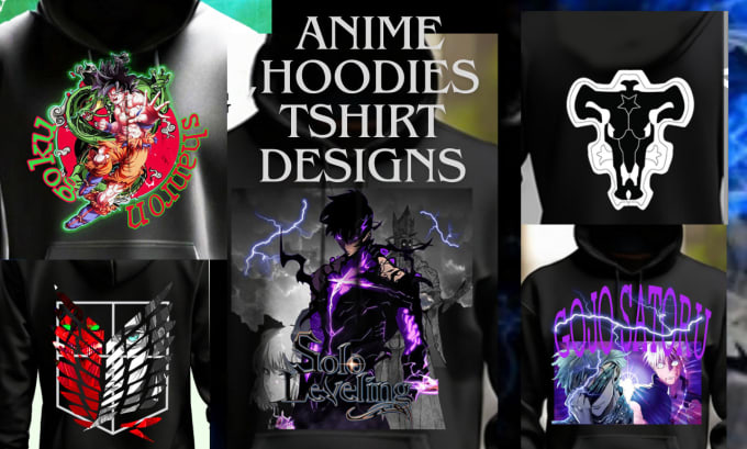 Bestseller - make attractive anime designs for your tshirts and hoodies