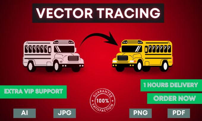 Gig Preview - Vector tracing, redraw logo, vector conversion, rough sketch