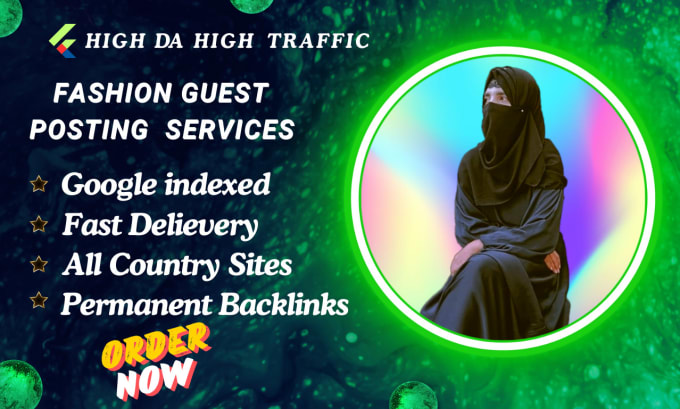 Gig Preview - Publish article and provide fashion, travel, health guest post with backlinks