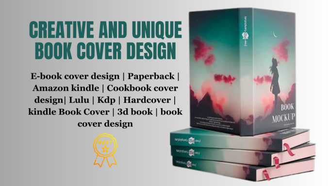 Gig Preview - Design book cover, kindle paperback, amazon cover, ebook cover, cookbook cover