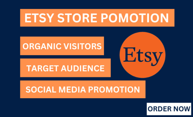 Gig Preview - Do etsy shop promotion campaigns to boost etsy sales