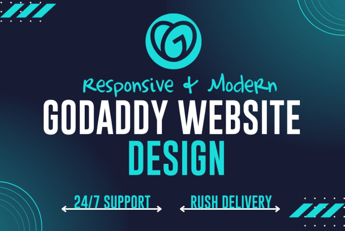 Gig Preview - Create godaddy website design or redesign godaddy website