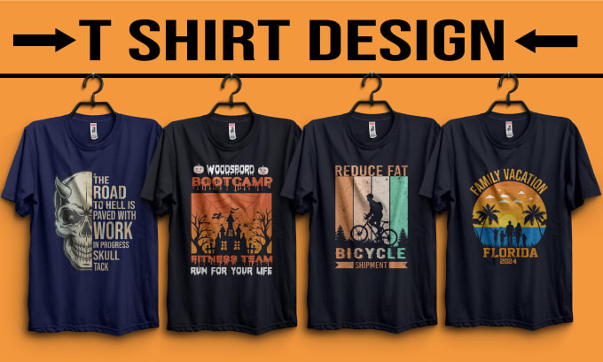 Gig Preview - Make a bulk t shirt and graphic, typography t shirt design within 24 hours