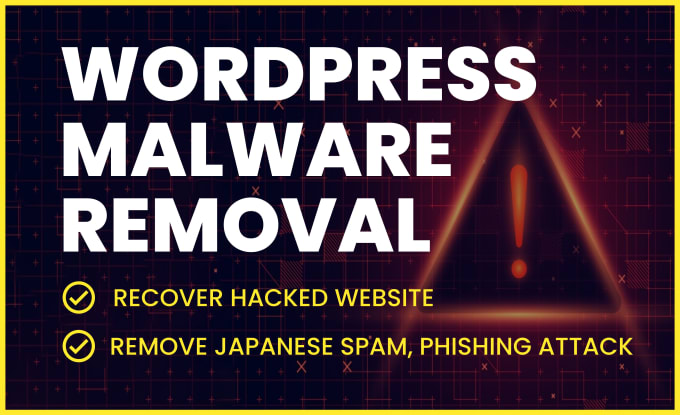 Gig Preview - Do wordpress malware removal, recover hacked wordpress