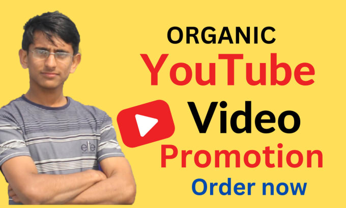 Gig Preview - Best organic youtube video SEO for super fast organic promotion