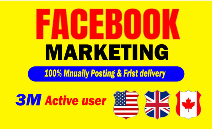 Gig Preview - Promote any business in USA by facebook marketing