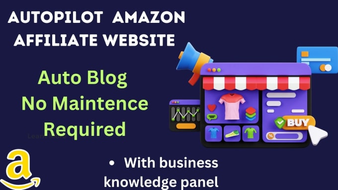 Gig Preview - Create autopilot amazon affiliate wordpress website with local SEO