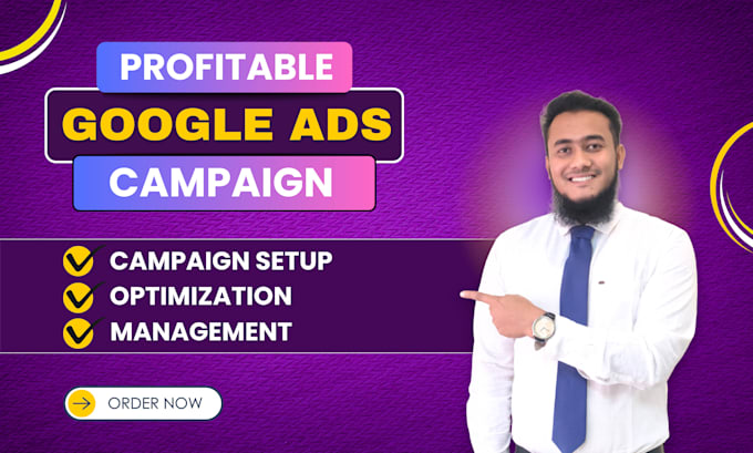 Gig Preview - Setup and manage google ads adwords, PPC campaigns