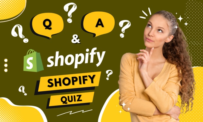 Gig Preview - Build online shopify quiz dropshipping store, shopify website