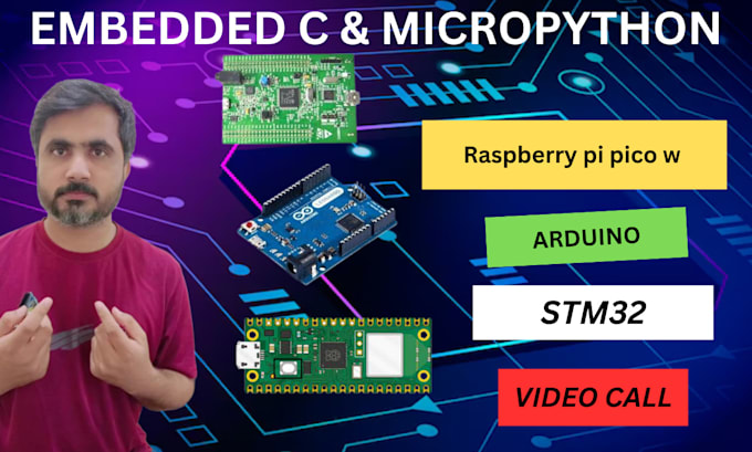 Gig Preview - Teach you embedded c programming and micropython from scratch