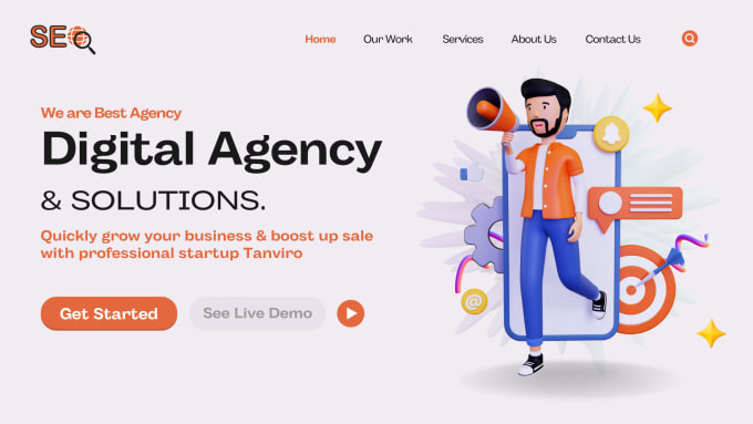 Bestseller - design an atttractive landing page