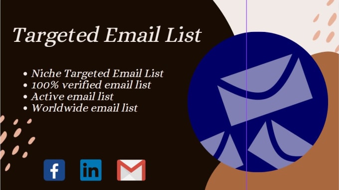 Gig Preview - Provide a list of targeted emails for your business