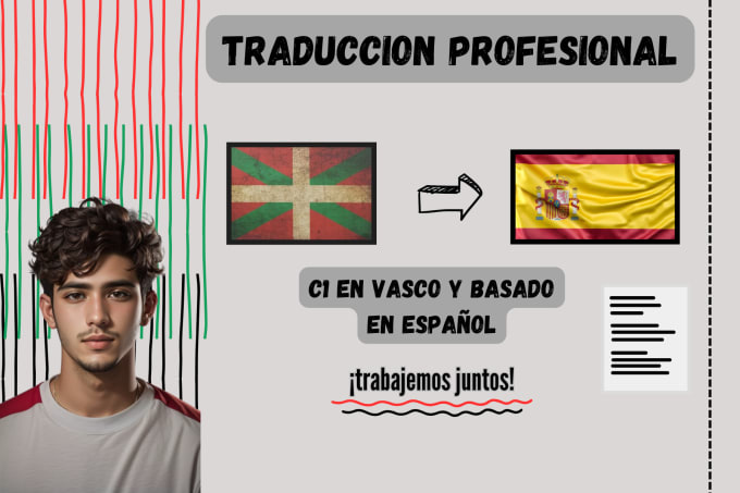 Gig Preview - Translate your documents from basque to spanish